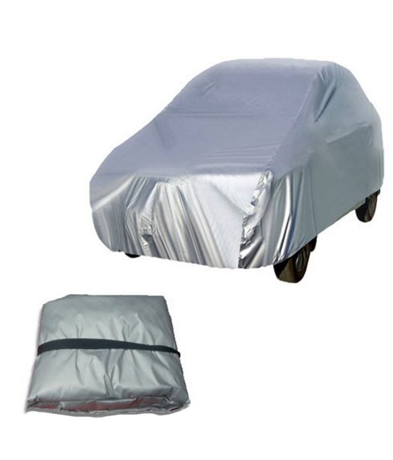 Silver Car Body Cover For Mahindra Quanto