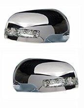 SIDE MIRROR CHROME COVER WITH INDICATOR FOR MARUTI CAR (SET OF 2 PCS)