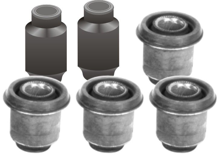 FRONT SUSPENSION BUSHING KIT FOR FORD FIESTA (SET OF 6)
