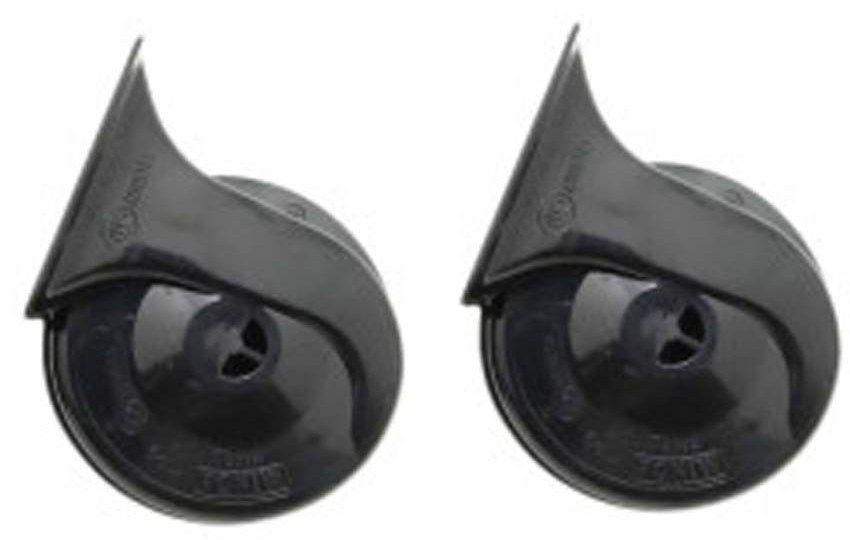 MINDA 12V TP9 TRUMPET HORN SET- WINDTONE BLACK FOR FIAT PUNTO