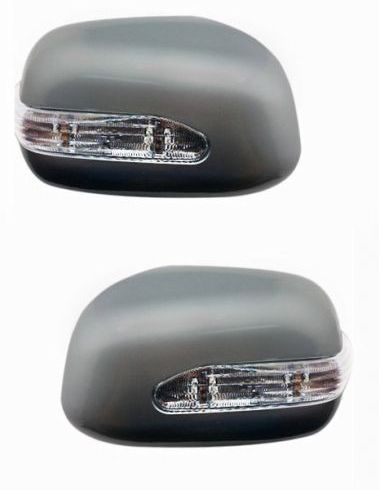 SIDE MIRROR CHROME COVER WITH INDICATOR FOR TATA INDICA TYPE I & II (SET OF 2 PCS)