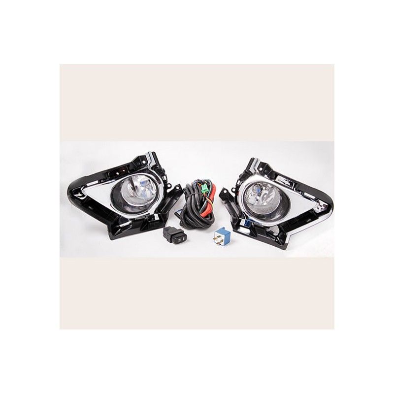 Fog Light Lamp Assembly For Toyota Innova Crysta With Wiring Kit