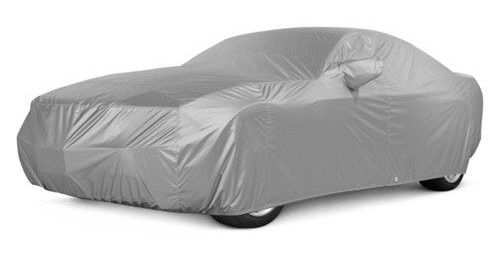 SILVER CAR BODY COVER FOR CHEVROLET BEAT