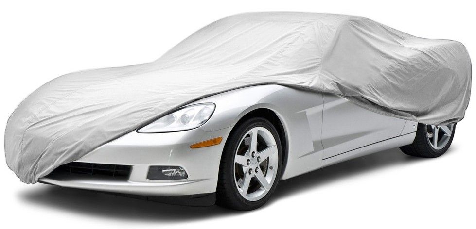 SILVER CAR BODY COVER FOR CHEVROLET SAIL