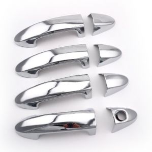 CAR CHROME OUTER HANDLE/CATCH COVERS FOR TATA BOLT (SET OF 4PCS)