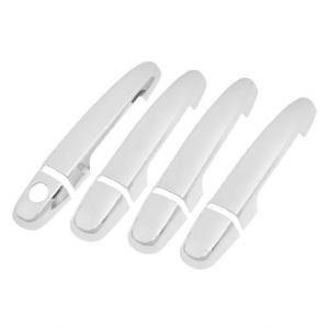 CAR CHROME OUTER HANDLE/CATCH COVERS FOR FORD ECOSPORT (SET OF 4PCS)