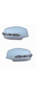 SIDE MIRROR CHROME COVER WITH INDICATOR FOR MAHINDRA QUANTO (SET OF 2 PCS)