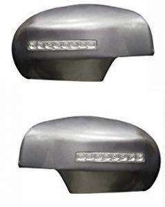 SIDE MIRROR CHROME COVER WITH INDICATOR FOR MARUTI ALTO TYPE II (SET OF 2 PCS)