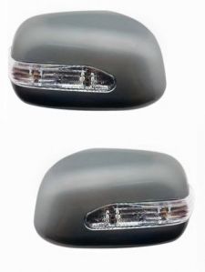 SIDE MIRROR CHROME COVER WITH INDICATOR FOR MARUTI ALTO 800 (SET OF 2 PCS)
