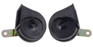 MINDA 12V TP8 TRUMPET HORN SET - HARMONY BLACK FOR CHEVROLET BEAT
