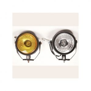 Fog Light Lamp Assembly For Mahindra Scorpio Type 1 Yellow (Set Of 2Pcs)