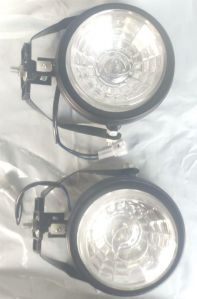Fog Light Lamp Assembly For Mahindra Scorpio Type 1 White (Set Of 2Pcs)