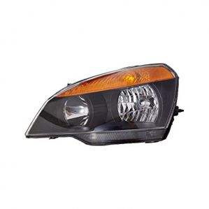 Head Light Lamp Assembly For Tata Indigo Cs Without Wire & Black Bezel Left