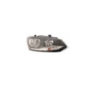 Head Light Lamp Assembly For Volkswagen Polo Type 1 Black Right