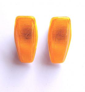 Side Indicator Light Assembly For Hyundai I10 Yellow (Set Of 2Pcs)