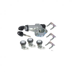 Steering Lock With Ignition For Mahindra Scorpio 4Pcs Kit